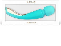 Massage-Stabvibrator türkis - Lelo Smart Wand 2 Large Aqua Massager Vibrator — Bild N2