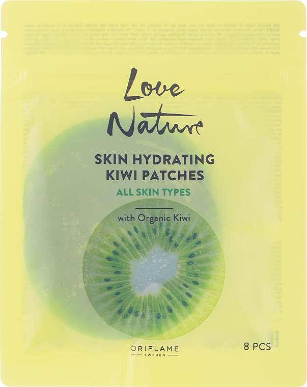 Feuchtigkeitsspendende Patches mit Kiwi - Oriflame Love Nature Skin Hydrating Kiwi Patches — Bild N1