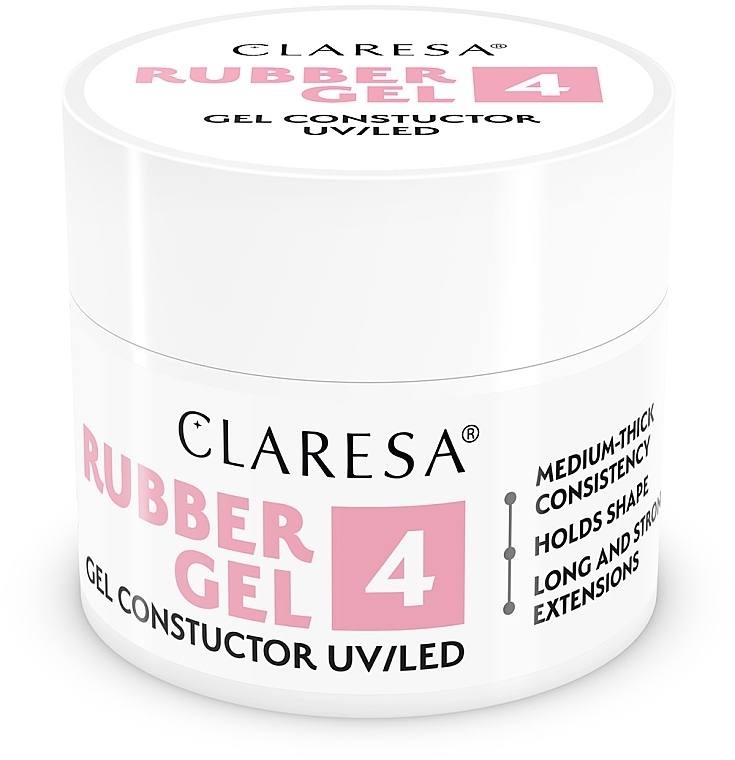 Gel zur Nagelverlängerung 90 g - Claresa Rubber Gel — Bild N3