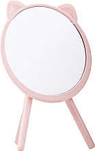 Einseitiger Kosmetikspiegel mit Füßen 4544 rosa - Donegal — Bild N1