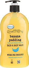 Düfte, Parfümerie und Kosmetik Shampoo und Duschgel mit Bananenduft und Aloe Vera-Extrakt - Bluxcosmetics Naturaphy
