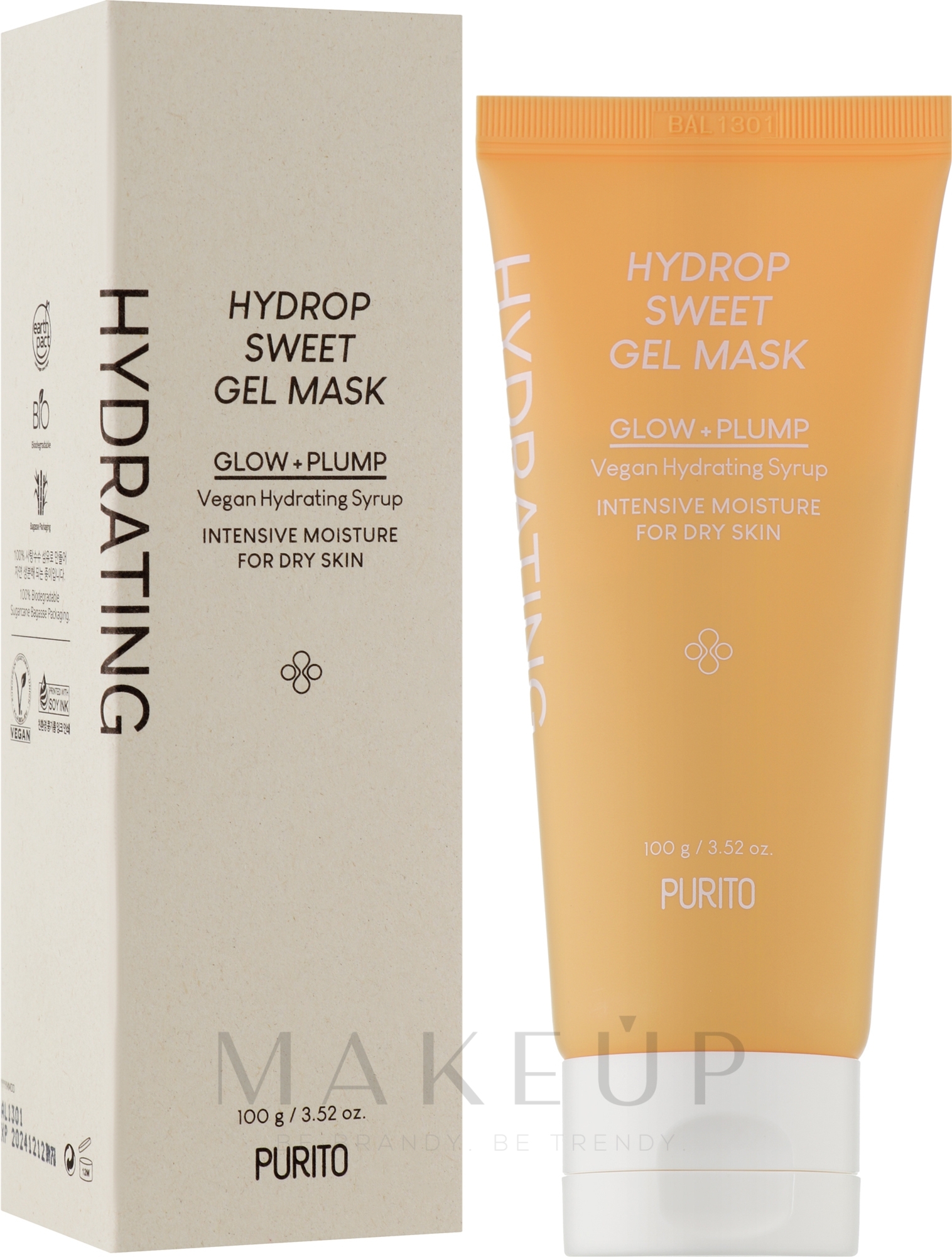 Gesichtsmaske - Purito Hydrop Sweet Gel Mask — Bild 100 g