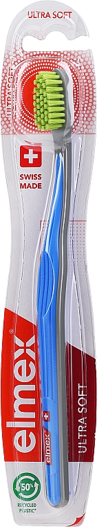 Zahnbürste ultra weich Swiss Made blau - Elmex Swiss Made Ultra Soft Toothbrush — Bild N1