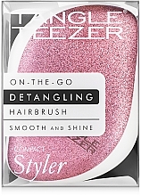 Kompakte Haarbürste - Tangle Teezer Compact Styler Glitter Rose — Bild N5