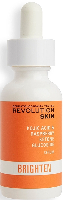 Aufhellendes Serum - Revolution Skincare Kojic Acid & Raspberry Ketone Glucoside Brighten Serum — Bild N1