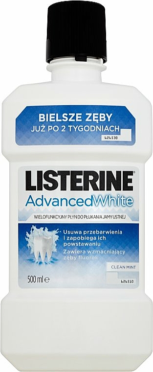 Mundwasser - Listerine Advanced White Clean Mint — Bild N1