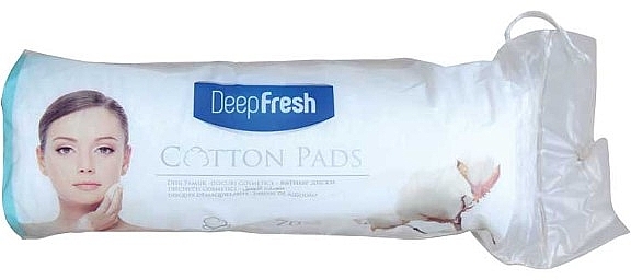 Kosmetische Wattepads 70 St. - Aksan Deep Fresh Cotton Make-Up Pads — Bild N1