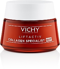 Düfte, Parfümerie und Kosmetik Nachtcreme für das Gesicht mit Kollagen - Vichy LiftActiv Collagen Specialist Night