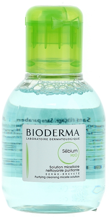 Klärendes, seboregulierendes und beruhigendes Mizellen-Reinigungswasser zum Abschminken für fettige und Mischhaut - Bioderma Sebium H2O Micellaire Solution — Bild N1