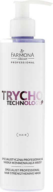 Stärkende Haarmaske mit Aminosäuren - Farmona Professional Trycho Technology Specialist Hair Strengthening Mask — Bild N1
