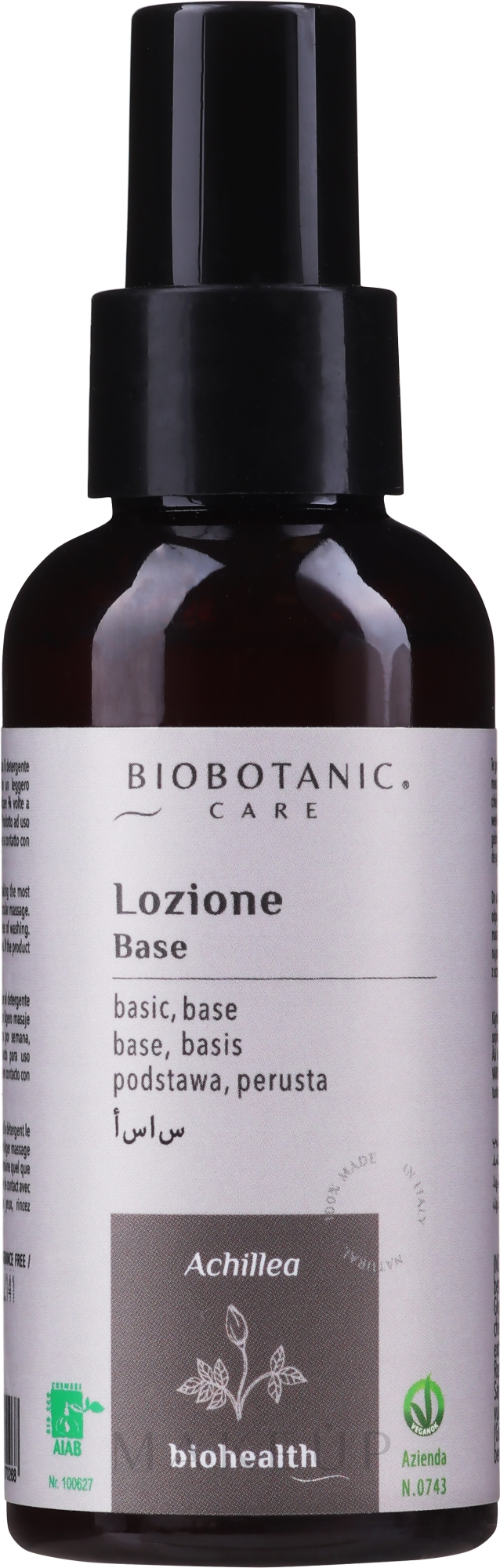 Haarlotion mit Schafgarbe und Thymian - BioBotanic BioHealth Basic Lotion — Bild 100 ml