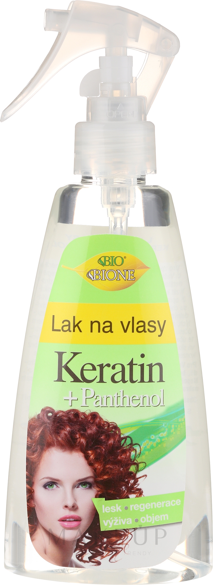 Haarlack - Bione Cosmetics Keratin + Panthenol Hair Lacquer — Bild 200 ml