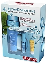 Düfte, Parfümerie und Kosmetik Nagellack-Set - Clarins Hydra-Essentiel [Ha2] (f/cr/50ml + f/cr/15ml + ser/15ml + cleanser/5ml)