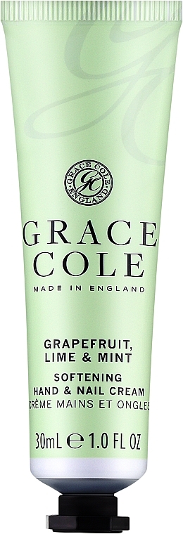 Handcreme mit Grapefruit-, Limetten- und Minzgeschmack - Grace Cole Boutique Softening Hand & Nail Cream Grapefruit Lime & Mint (Mini) — Bild N1