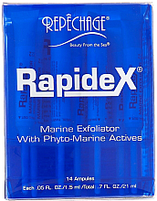 Düfte, Parfümerie und Kosmetik Gesichtspeeling mit Phyto-Marine-Extrakten und Fruchtsäuren in Ampullen - Repechage Rapidex Marine Exfoliator With Phyto-Marine Actives