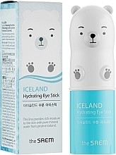 Düfte, Parfümerie und Kosmetik Feuchtigkeitsstick mit Gletscherwasser für die Augenpartie - The Saem Iceland Hydrating Eye Stick