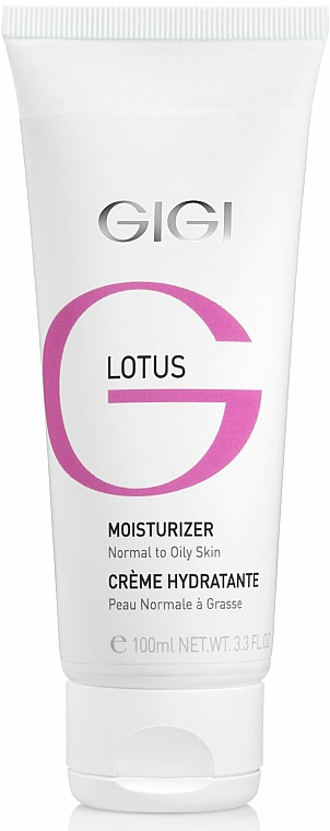 Feuchtigkeitsspendende Gesichtscreme für normale und fettige Haut mit Lotus-Extrakt - Gigi Moisturiser for Normal and Oily Skin — Bild N1