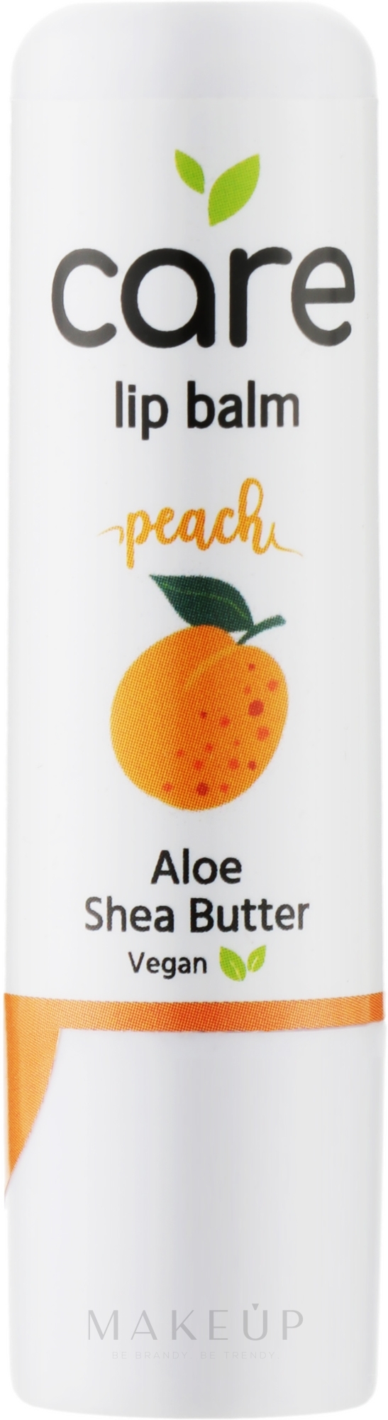 Lippenbalsam mit Pfirsichgeschmack - Quiz Cosmetics Lip Balm Care Peach Aloe & Shea Butter — Bild 4 g