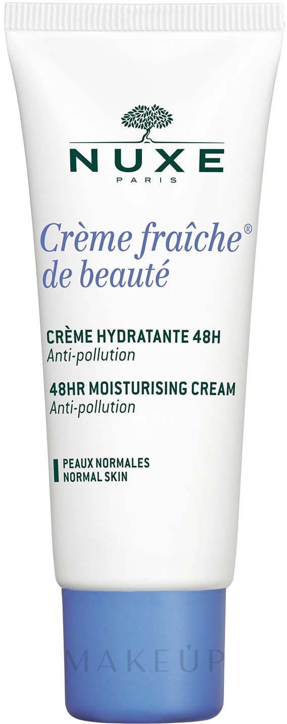 Anti-Luftverschmutzung Feuchtigkeitscreme für normale Gesichtshaut - Nuxe Creme Fraiche de Beaute Moisturising Cream 48H — Bild 30 ml