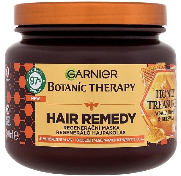 Haarmaske - Garnier Botanic Therapy Honey Treasure Hair Remedy — Bild N1