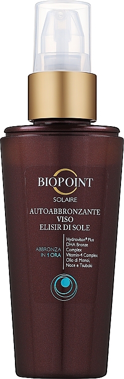 Selbstbräuner für das Gesicht - Biopoint Solaire Autoabbronzante Viso Elisir di Sole — Bild N2
