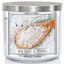 Düfte, Parfümerie und Kosmetik Duftkerze im Glas Sea Salt & Tonka - Kringle Candle Sea Salt & Tonka