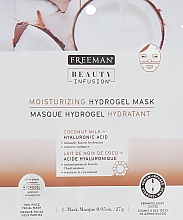 Düfte, Parfümerie und Kosmetik Feuchtigkeitsspendende Hydrogel-Maske mit Kokosmilch und Hyaluronsäure - Freeman Beauty Infusion Moisturizing Hydrogel