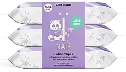 Feuchte Tücher für empfindliche Haut  - Naif Lotion Wipes — Bild N1