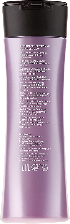 Haarspülung für lockiges Haar - Revlon Professional Be Fabulous Care Curly Conditioner — Bild N3