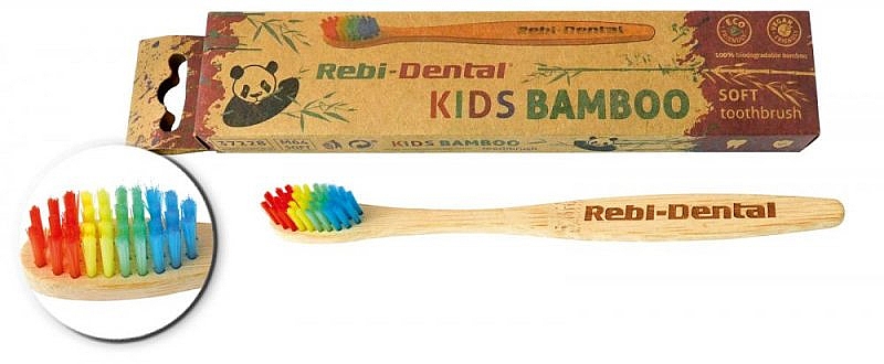 Zahnbürste M64 weich Regenbogen - Mattes Rebi-Dental Tothbrush — Bild N1
