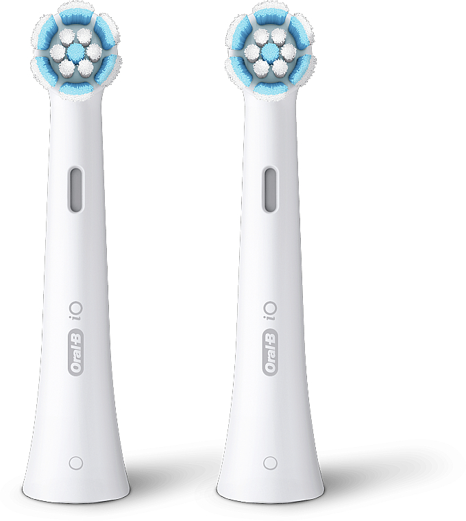 Austauschbare Zahnbürstenköpfe für elektrische Zahnbürste weiß - Oral-B Braun iO Gentle Care — Bild N2