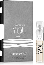 GESCHENK! Giorgio Armani Emporio Armani Stronger With You Freeze - Eau de Toilette (Mini) — Bild N1