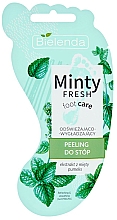 Düfte, Parfümerie und Kosmetik Glättendes und erfrischendes Fußpeeling mit Minzextrakt - Bielenda Minty Fresh Foot Care Refreshing & Smoothing Foot Peeling