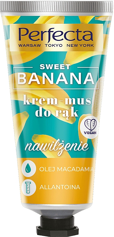 Feuchtigkeitsspendende Creme-Mousse mit Macadamiaöl und Allantoin - Perfecta Sweet Banana — Bild N1
