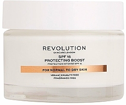 Schützende Gesichtscreme für normale bis trockene Haut SPF 15 - Revolution Skincare Moisturizing Cream SPF15 — Bild N1