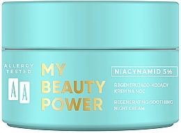 Regenerierende Nachtcreme mit Hanföl und Zink - AA My Beauty Power Acne — Bild N2