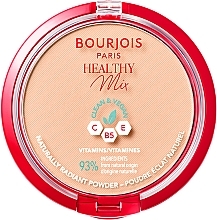 Kompaktes Puder für das Gesicht - Bourjois Healthy Mix Clean & Vegan Powder — Bild N1