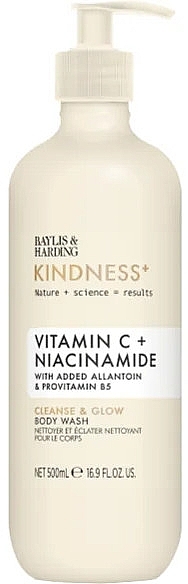 Duschgel - Baylis & Harding Kindness+ Vitamin C + Niacinamide Cleanse & Glow Body Wash — Bild N1