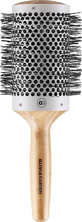 Klimafreundliche runde Bambusbürste d.63 - Olivia Garden Healthy Hair Eco-Friendly Bamboo Brush — Bild N1