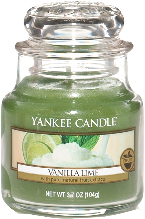 Duftkerze im Glas Vanilla Lime - Yankee Candle Vanilla Lime Jar — Bild N4