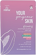 Tuchmaske für das Gesicht - Dr. PAWPAW Your Gorgeous Skin Glowing Sheet Mask — Bild N1