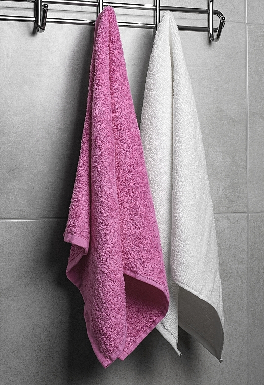Gesichtstücher-Set weiß und Marsala Twins - MAKEUP Face Towel Set Marsala + White — Bild N3