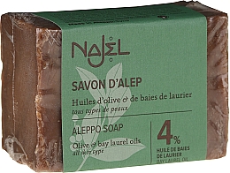 Düfte, Parfümerie und Kosmetik Aleppo-Seife mit 4% Olivenöl - Najel 4% Aleppo Soap