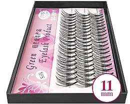 Düfte, Parfümerie und Kosmetik Wimpernbüschel C 11 mm - Clavier Pink Silk Green Eyelash 