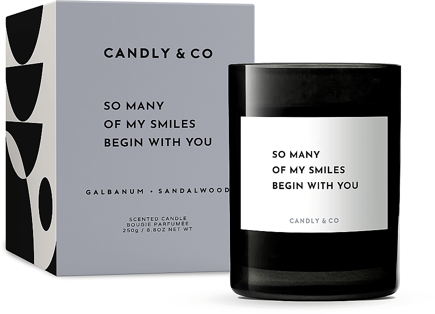 Duftkerze - Candly & Co No.6 So Many Of My Smiles Begin With You Scented Candle — Bild N1