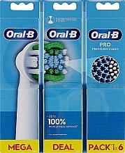 Austauschbare Zahnbürstenköpfe für elektrische Zahnbürste EB20 - Oral-B Precision Clean EB20 — Bild N1