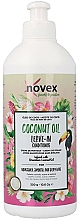 Düfte, Parfümerie und Kosmetik Nährender und glättender Leave-In Haarconditioner mit Kokosnussöl - Novex Coconut Oil Leave-In Conditioner
