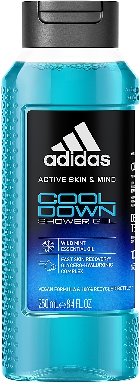 Duschgel - Adidas Active Skin & Mind Cool Down Shower Gel — Bild N1