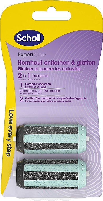 Ersatzrollen für elektrische Feilen - Scholl Velvet Smooth Expert Care 2 in 1 File & Smooth  — Bild N1