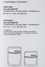 Tous Man - Duftset (Eau de Toilette 100ml + Eau de Toilette 50ml) — Bild N4